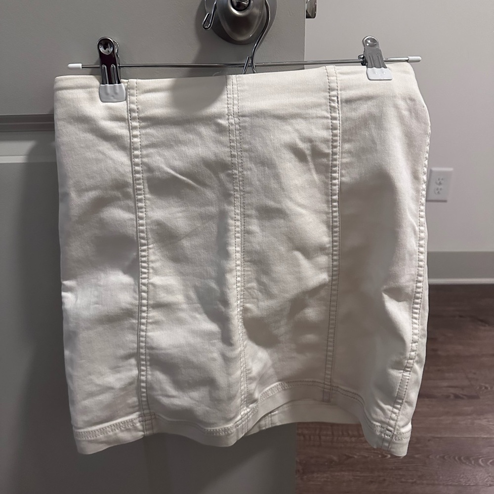 Free people cream skirt
